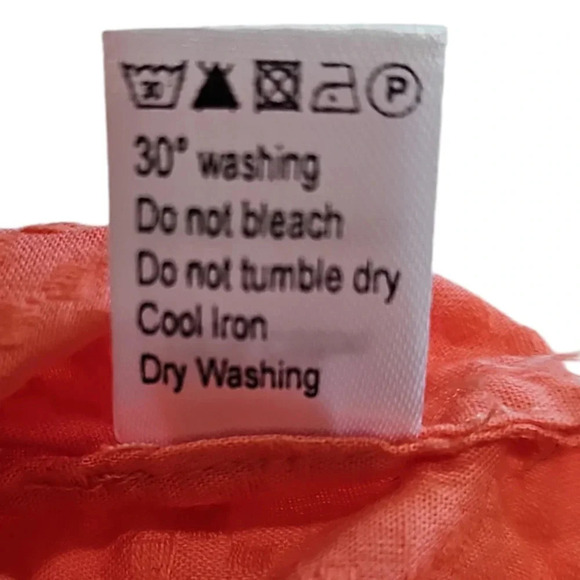 Banjanan Wow Off The Shoulder Tassel Blouse Coral Size S - Picture 6 of 6